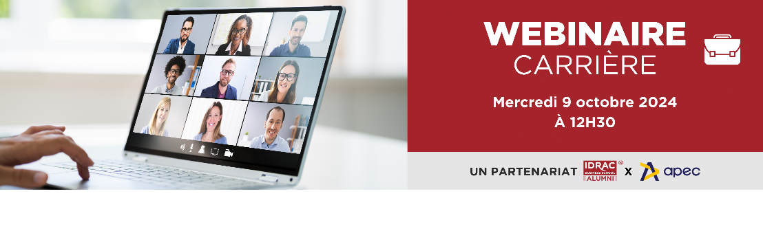 Webinaire APEC 💻 : L'Intelligence Artificielle Générale (IAG), l'alliée de votre recherche d'emploi - RDV le 09/10/24